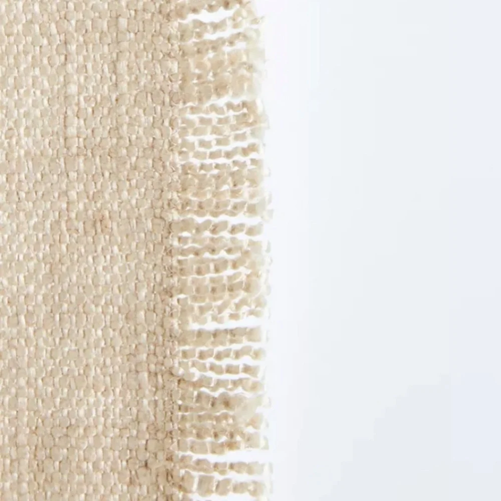 Anthropologie Luxe Linen Blend Curtain Panel set New 50 x 108